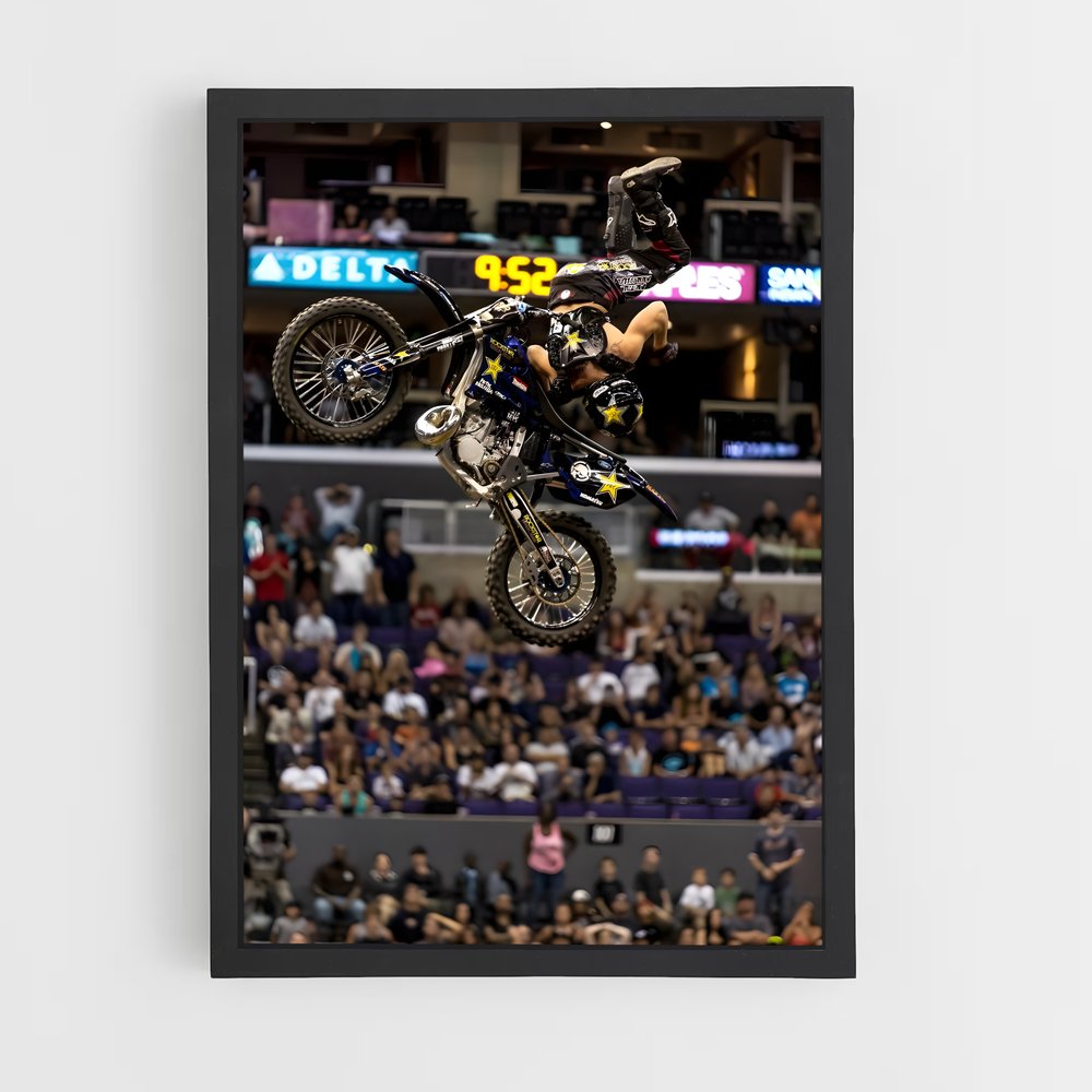 Poster games de motocross – affiche Motocross freestyle (vue 2)